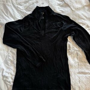 Smartwool Black Quarter-Zip Pullover